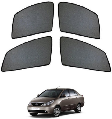 AuTO ADDiCT Side Window Sun Shade For Tata Indigo(Black)