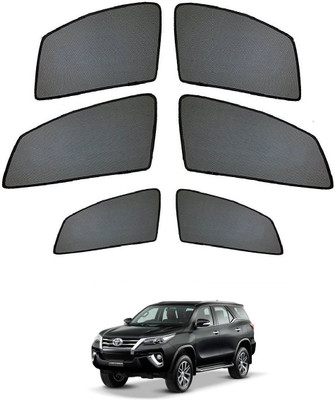KOZDIKO Side Window Sun Shade For Toyota New Fortuner(Black)