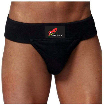 Just Rider Gym supporter underwear for men , Supporter(Black)