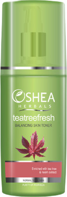 14% OFF on Oshea Herbals TEATREEFRESH - Teatree and Neem Balancing Facial Skin Toner 120 ML (Oily skin) Men & Women(120 ml) 14% OFF on Oshea Herbals TEATREEFRESH - Teatree and Neem Balancing Facial Skin Toner 120 ML (Oily skin) Men & Women(120 ml)