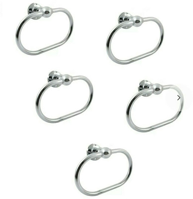 deeplax towel TTTZTRZN napkin holder set of 5 silver Towel Holder(Stainless Steel)