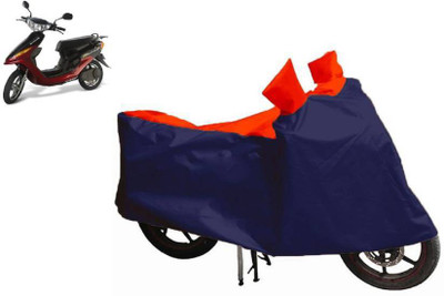AutoRash Two Wheeler Cover for Indus(Yo Electron, Red, Blue)