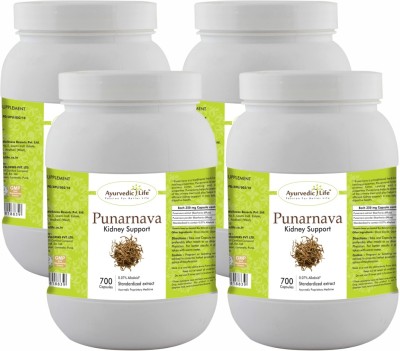 Ayurvedic Life Punarnava 700 Capsules Value Pack of 4(Pack of 4)