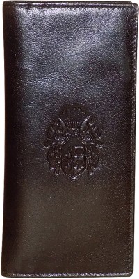Style 98 Men Brown Genuine Leather Wrist Wallet(16 Card Slots)