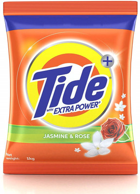 Tide Plus Extra Power Jasmine and Rose Detergent Powder(1 kg)
