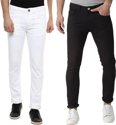 IndiRocks Slim Men Multicolor Jeans(Pack of 2)