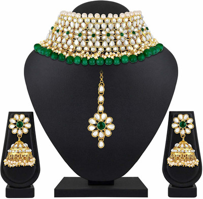 CATALYST Alloy Copper Green, White, Gold Jewellery Set(Pack of 1)