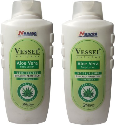 Nanson 2 Pcs Aloe Vera Moisturizing Sunscreen(650 ml)