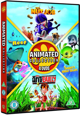 4 Animated Movies Collection: The Nut Job + Sammy's Great Escape + The Antbully + The Reef (4-Disc Box Set) (Fully Packaged Import) (Region 2)(DVD English)