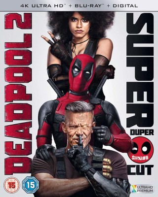 Deadpool 2: Theatrical + Super Duper Cut (4K UHD + Blu-ray + Digital HD) (4-Disc Extended Edition) (Region Free + Fully Packaged Import)(4K(UHD) Blu-ray English)