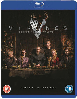 Vikings: The Complete Season 4 - Vol. 1 (3-Disc Box Set) (Slipcase Packaging + Fully Packaged Import)(Blu-ray English)