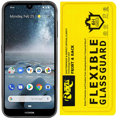 CRodible Front and Back Screen Guard for Nokia 4.2 (Black, 3GB RAM, 32GB Storage)(Pack of 1)