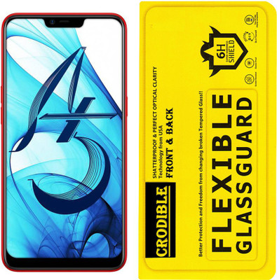CRodible Front and Back Screen Guard for OPPO A5 (Diamond Red, 32 GB) (4 GB RAM)(Pack of 1)