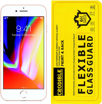 CRodible Front and Back Screen Guard for Apple iPhone 8(Pack of 1)