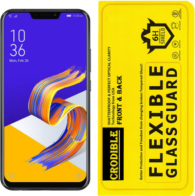 CRodible Front and Back Screen Guard for Asus ZenFone 5Z (Midnight Blue, 256 GB) (8 GB RAM)(Pack of 1)