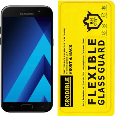 CRodible Front and Back Screen Guard for Samsung A30 (Red, 64 GB) (4 GB RAM)(Pack of 1)