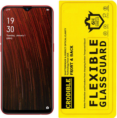 CRodible Front and Back Screen Guard for OPPO A5s (Red, 32 GB) (2 GB RAM)(Pack of 1)