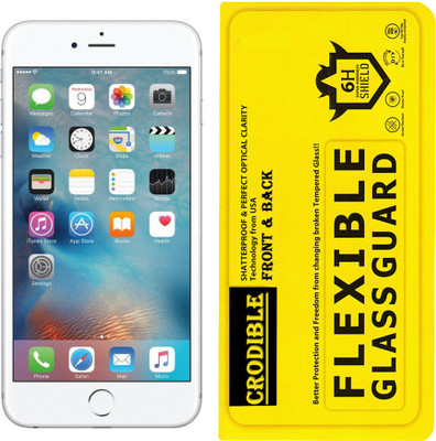 CRodible Front and Back Screen Guard for Apple iPhone 6s Plus (Silver, 16 GB)(Pack of 1)