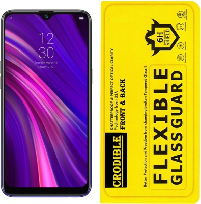 CRodible Front and Back Screen Guard for Realme 3, Realme 3i, Vivo Y93(Pack of 1)