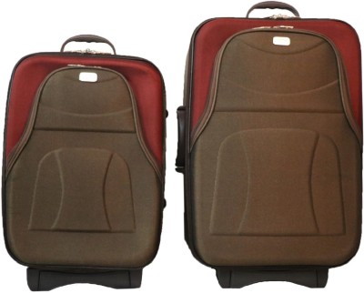 VIDHI Sydney Premium Suitcase Combo Pack of 2 Trolley Bag Check-in Suitcase 2 Wheels - 24 inch