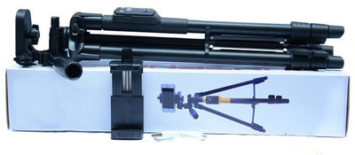 CASADOMANI Best Quality 3388 black tripod Adjustable Shooting Angle Tripod Head Height Aluminum Alloy 360 degree down and 90 degree up mobile holder Camera Tripod for Mobiles, Camera, DSLR & Action Camera Selfie Stick With Remote Control Shutter with Three-Dimensional Tripod(Black, Supports Up to 15