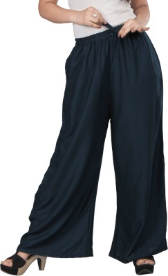 rizanas apperals Flared Women Dark Blue Trousers