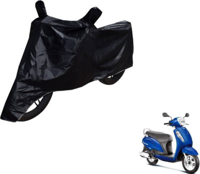 AutoRetail Two Wheeler Cover for Suzuki(Activa 125, Black)