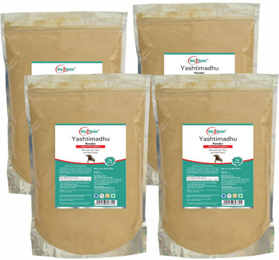 Way2Herbal Yashtimadhu Powder - 1 kg Value Pack of 4(Pack of 4, 4 kg)