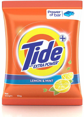 Tide Plus Extra Power Lemon & Mint Detergent Powder(1 g)