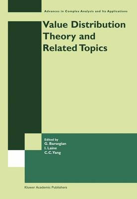 Value Distribution Theory and Related Topics(English, Electronic book text, Barsegian Grigor A)