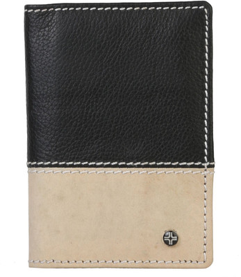 JL Collections 15 Card Holder(Set of 1, Black, Beige)