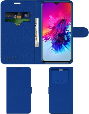 ACM Wallet Case Cover for Infinix Smart 3 Plus(Blue, Cases with Holder, Pack of: 1)