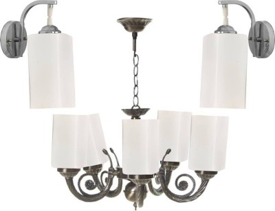 PR Prashant PR Prashant Chandilers ceiling lamp Chandelier Ceiling Lamp(White)