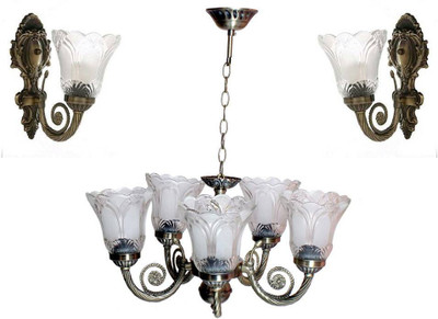PR Prashant PR Prashant Chandilers ceiling lamp Chandelier Ceiling Lamp(Clear)