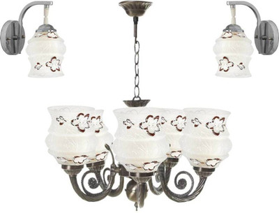 PR Prashant PR Prashant Chandilers ceiling lamp Chandelier Ceiling Lamp(Brown)