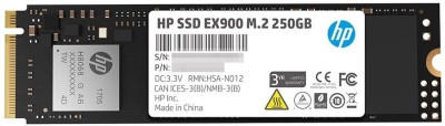 HP EX900 M.2 250GB PCIe 3.1 x 4 NVMe 3D TLC NAND 250 GB Laptop Internal Solid State Drive (2YY43AA#ABC)