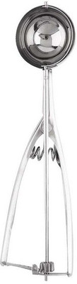 Right Trader Stainless Ice Cream Scoop Cookie Dough Scooper with Trigger Release for WaterMelon, Frozen Yogurt Sorbet, Jelly and Baking Digging Spherical Shape, Dishwasher Safe Steel Ice-cream Spoon(Pack of 1)