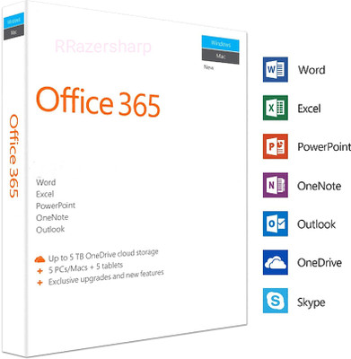 RRazersharp For Office 365 Lifetime License For 5 PC(Lifetime)