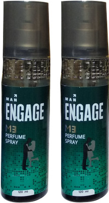 Engage M3 PERFUME SPRAY (PACK OF 2) Perfume  -  240 ml(For Men)