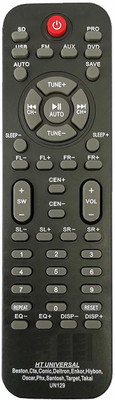 LipiWorld UN129 Home Theater System Remote Control Compatible for UN129 Beston Remote Controller(Black)