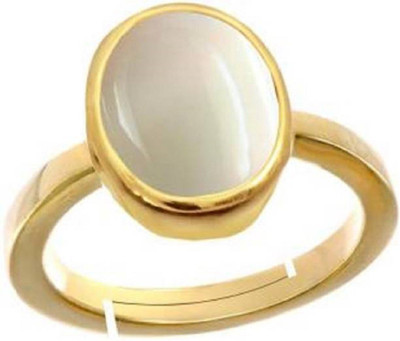 GALAXY ASTRO Stone Pearl Gold Plated Ring