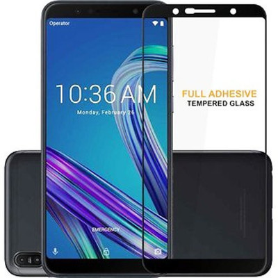 9H Edge To Edge Tempered Glass for Asus Zenfone Max Pro M1(Pack of 1)