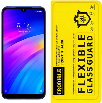 CRodible Front and Back Screen Guard for Redmi 7(Pack of 1)