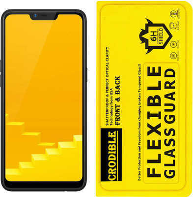 CRodible Front and Back Screen Guard for Realme C1(Pack of 1)