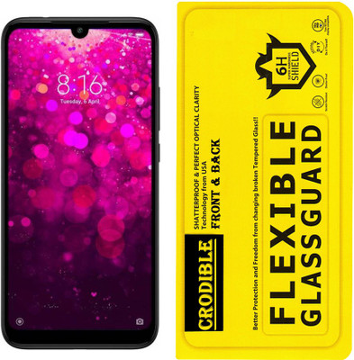 CRodible Front and Back Screen Guard for Redmi 7(Pack of 1)