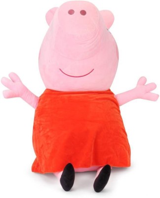 Tickles Mummy Peppa Pig Plush Soft Toy Stuff Plush Toy Teddy for Kids  - 60 cm(Pink)