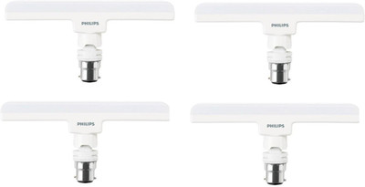 PHILIPS 10 W T-Bulb B22 LED Bulb(White, Pack of 4)