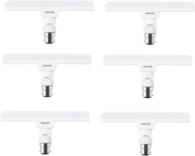 PHILIPS 10 W T-Bulb B22 LED Bulb(White, Pack of 6)