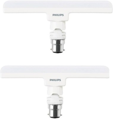 Philips 10 W T-Bulb B22 LED BulbWhite Pack of 2