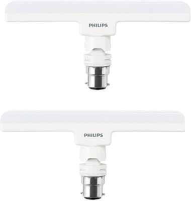 Philips 10 W T-Bulb B22 LED Bulb(White, Pack of 2)